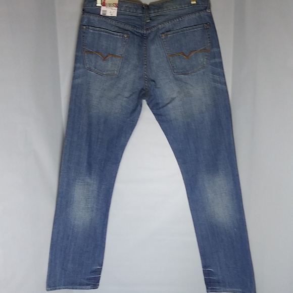 NWT Mens Guess Jeans Medium Wash Size 33 X 33 - Picture 4 of 7